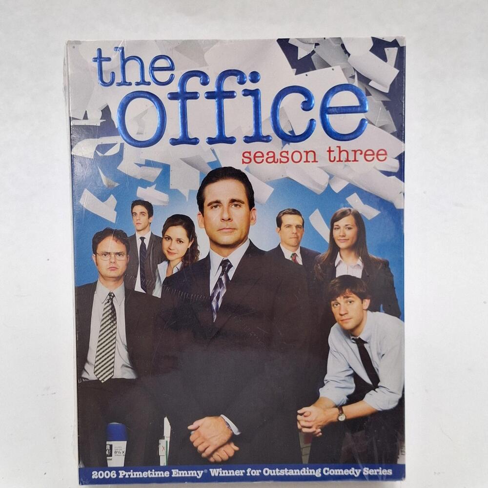 The Office Season Three DVD 4-Disc Set TV Comedy NR 2007 New Sealed Universal